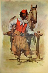 Napoleon on st Helena, the Atlantic World, image of gaucho